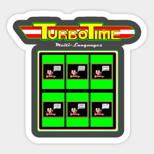 Multi-Language of TurboTime Sticker